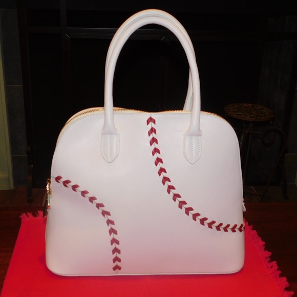 Charming Charlie Handbags - Charming Charlie Baseball Dome Satchel